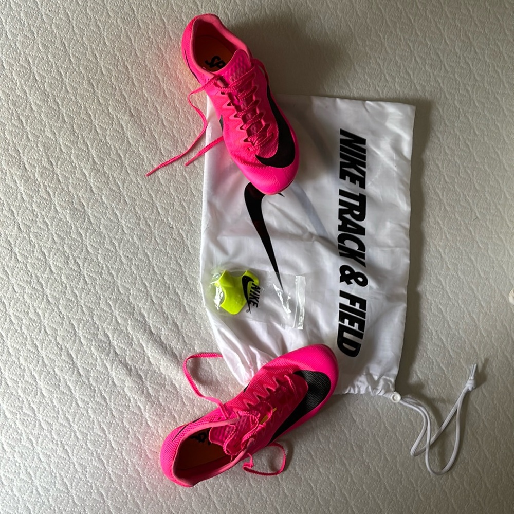 Nike Zoom Rival Sprint Track and Field Shoes:PINK
